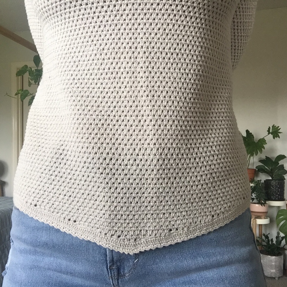 Vintage Crochet Sunburst Top - Picture 4 of 6